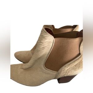 Sixty seven made in Spain, light tan boot‎ booties with hair size 39